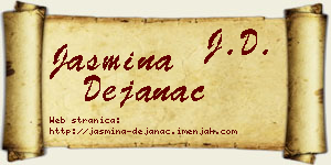 Jasmina Dejanac vizit kartica